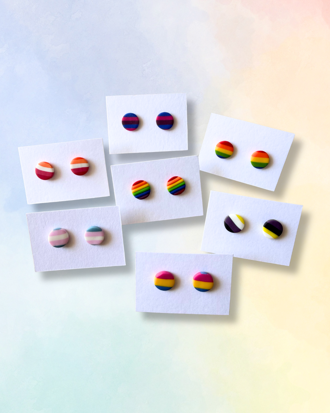 Pride studs örhängen