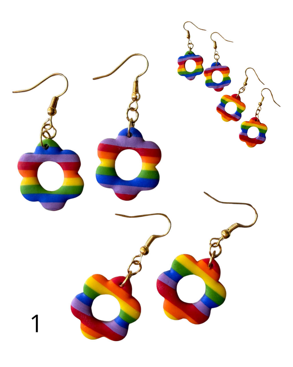 Prideblommor örhängen