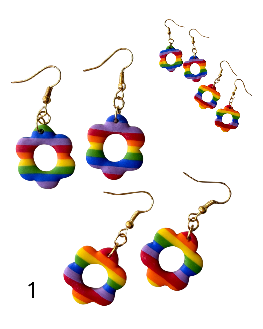 Prideblommor örhängen