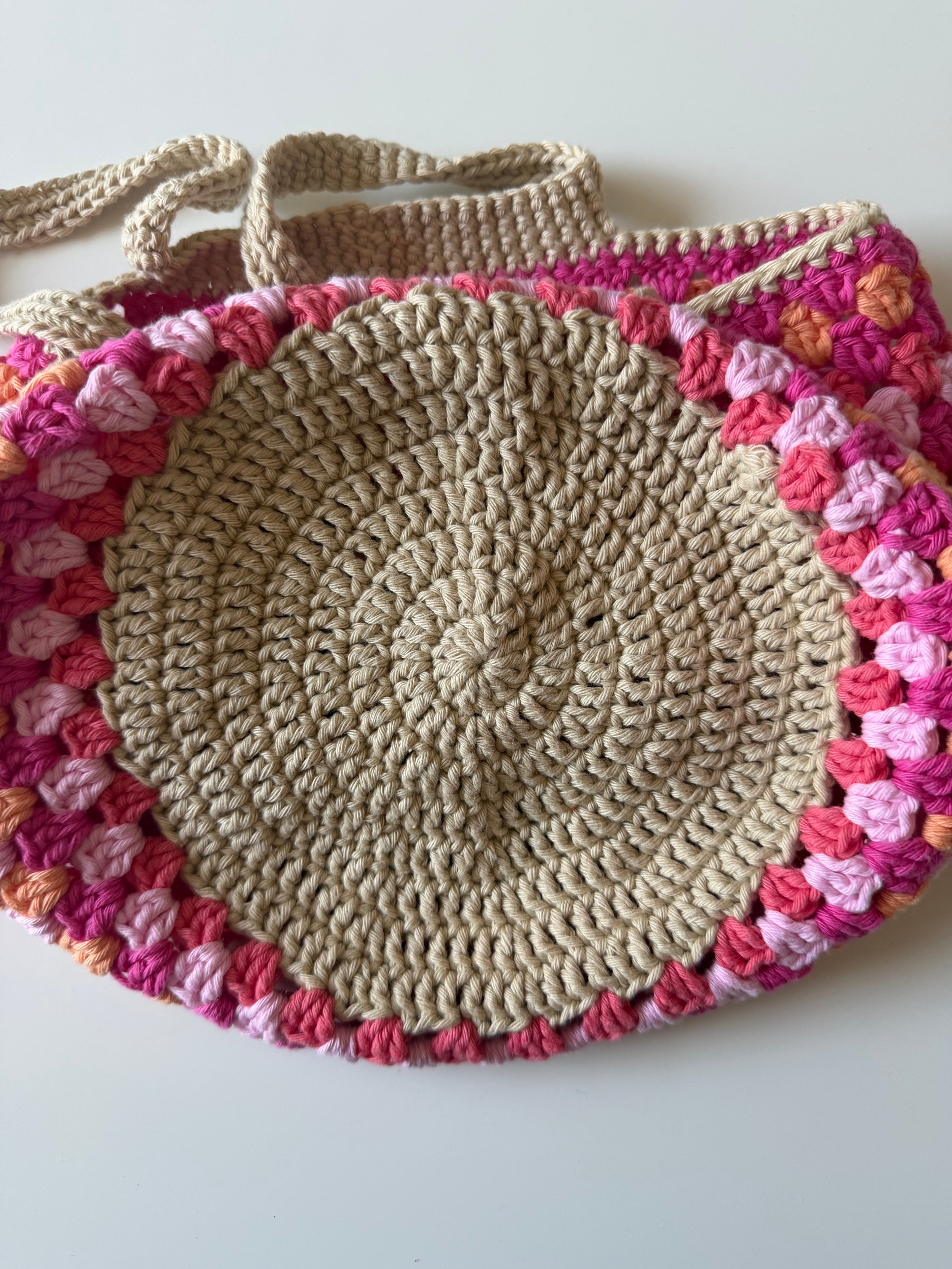 Virkad väska marketbag