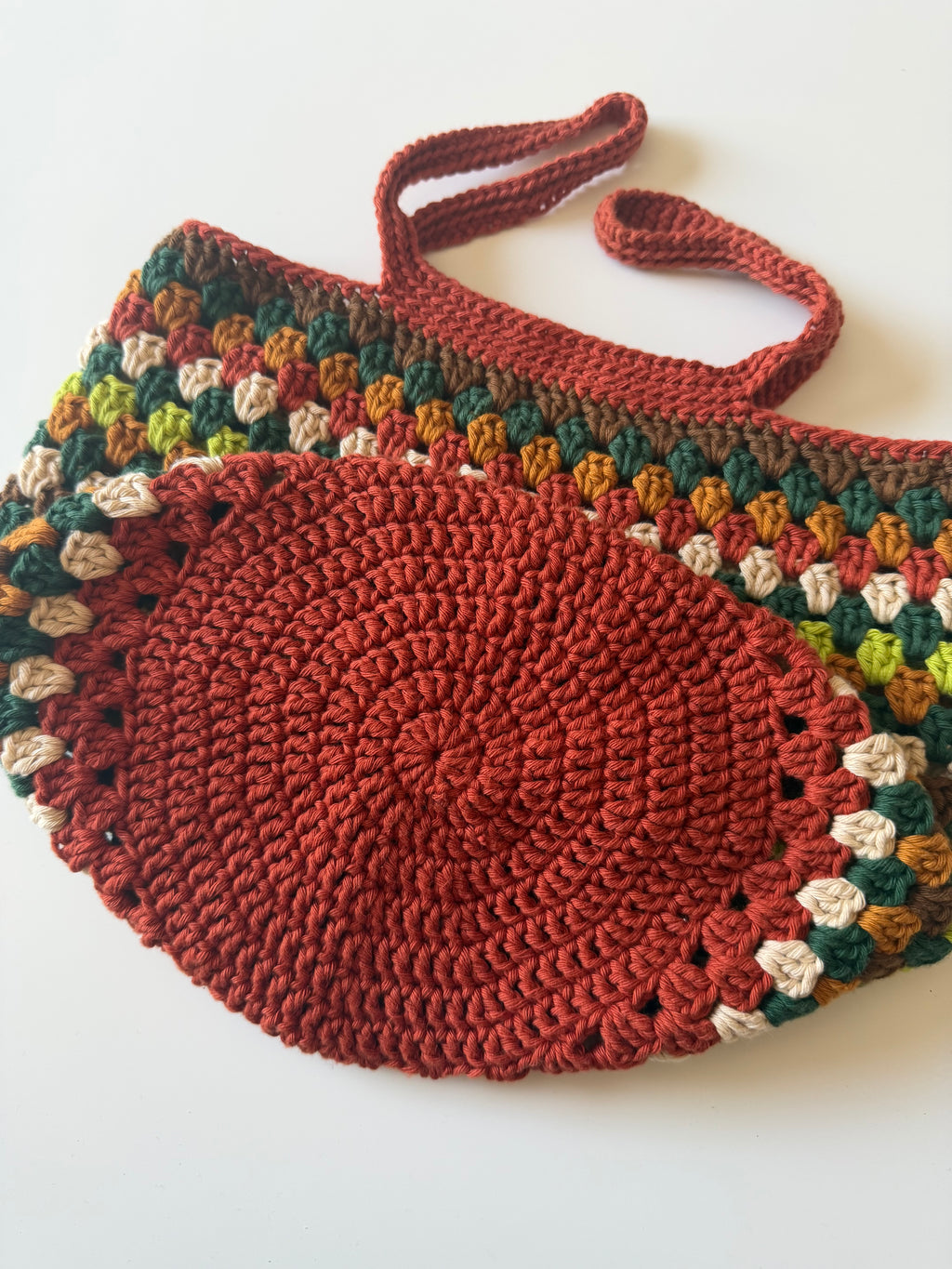 Virkad väska marketbag